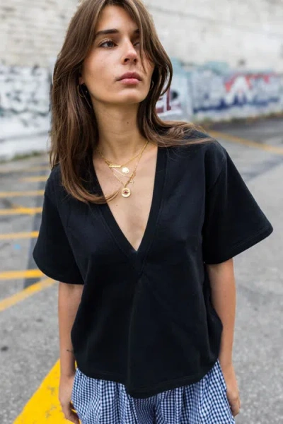 Toit Volant Mars Tee In Black