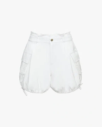 Weworewhat Cargo Balloon Short In White