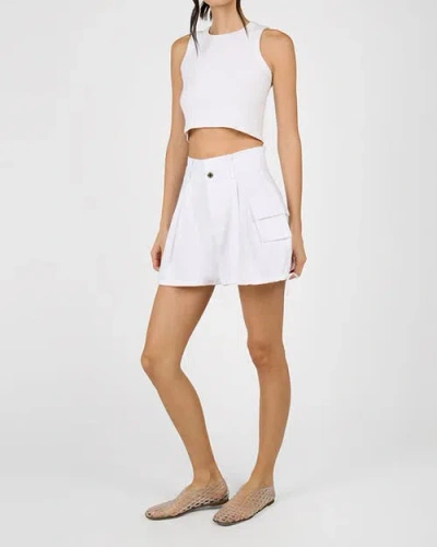 Weworewhat Cargo Balloon Short In White