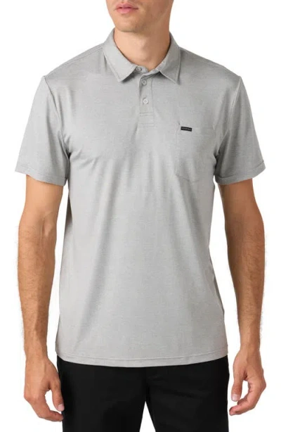 O'neill Trvlr Upf Performance Polo In Gray