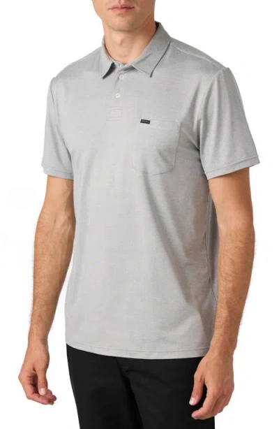 O'neill Trvlr Upf Performance Polo In Gray
