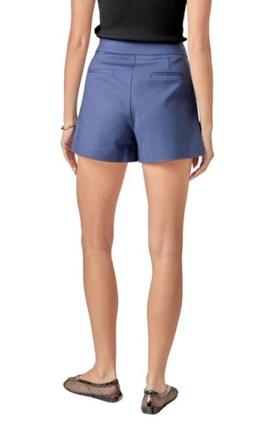 English Factory High Waist Stretch Shorts In Blue