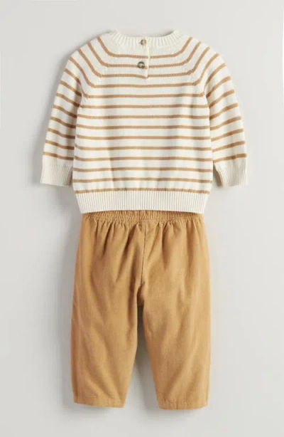 Nordstrom Sweater & Corduroy Pants Set In Brown