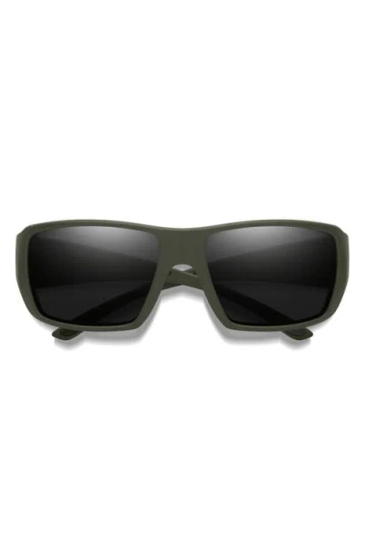 Smith Guides Choice 63mm Chromapop™ Polarized Oversize Square Sunglasses