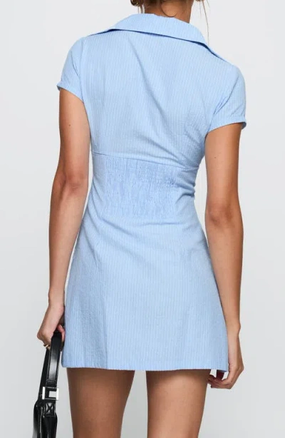 Princess Polly Motley Mini Dress In Blue