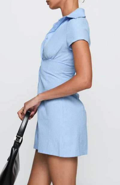 Princess Polly Motley Mini Dress In Blue