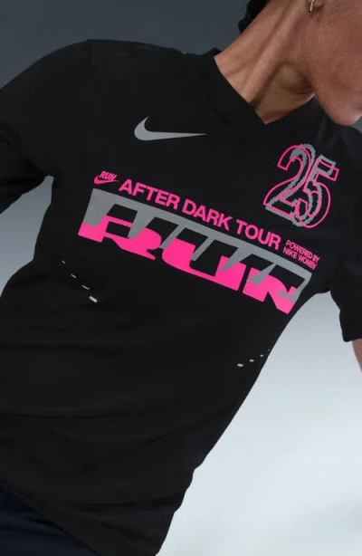 Nike Dri-fit Reflective Graphic Running T-shirt