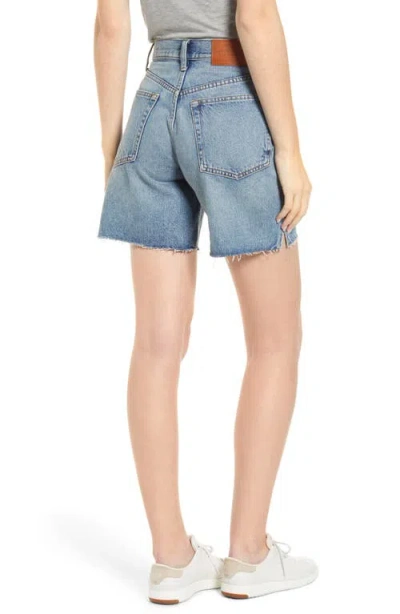 Lucky Brand Traveler Cutoff Denim Shorts In Blue