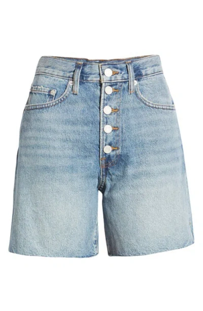 Lucky Brand Traveler Cutoff Denim Shorts In Blue