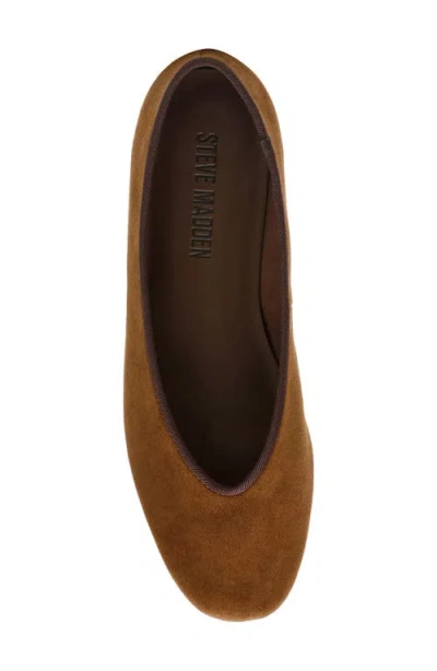 Steve Madden Pipa Ballet Flat In Brown