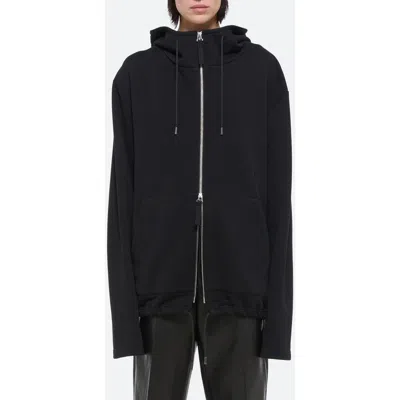 Helmut Lang Front Zip Organic Cotton Hoodie
