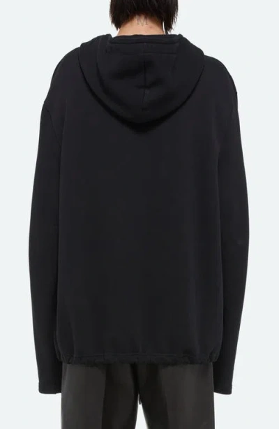 Helmut Lang Front Zip Organic Cotton Hoodie
