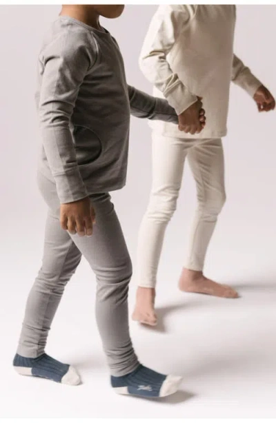 Pehr Essentials Organic Cotton Leggings In Gray