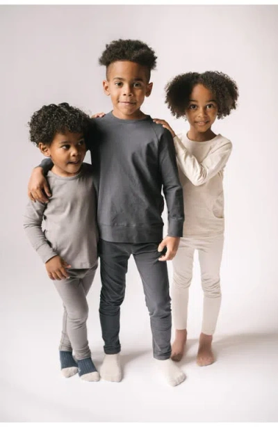 Pehr Essentials Organic Cotton Leggings In Gray