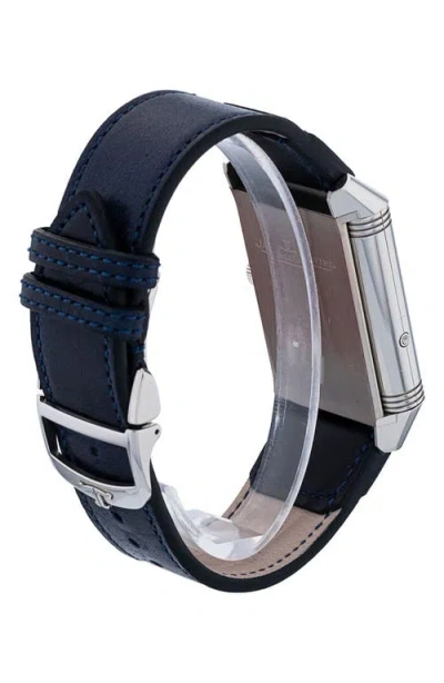 Watchfinder & Co. Jaeger-lecoultre  2023 Reverso Tribute Duoface Leather Strap Watch, 49.4mm