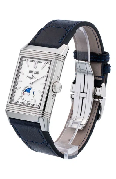 Watchfinder & Co. Jaeger-lecoultre  2023 Reverso Tribute Duoface Leather Strap Watch, 49.4mm