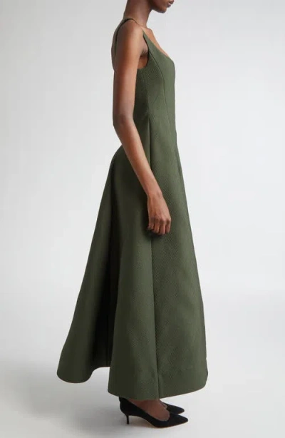 Lela Rose Fit & Flare Midi Dress