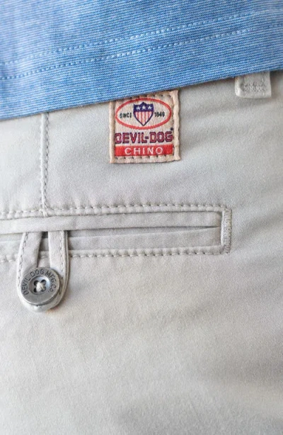 Devil-dog Dungarees Performance Stretch Chino Pants In Metallic