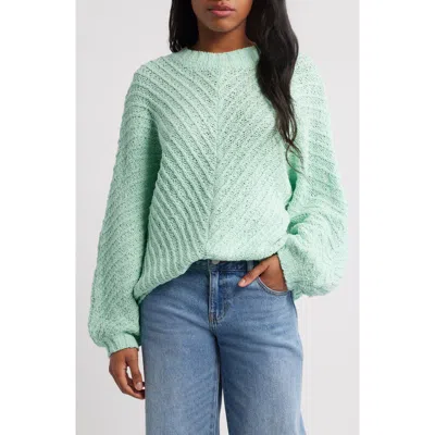 Rip Curl Classic Surf Cotton Blend Sweater In Green
