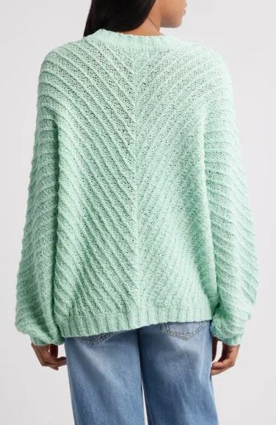 Rip Curl Classic Surf Cotton Blend Sweater In Green