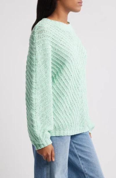 Rip Curl Classic Surf Cotton Blend Sweater In Green