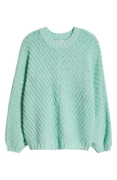 Rip Curl Classic Surf Cotton Blend Sweater In Green