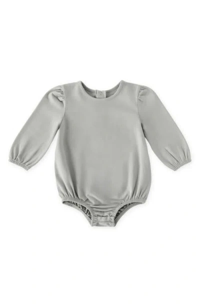 Pehr Essentials Puff Sleeve Bodysuit In Gray