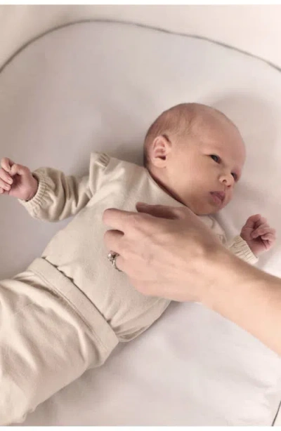Pehr Essentials Puff Sleeve Bodysuit In Neutral