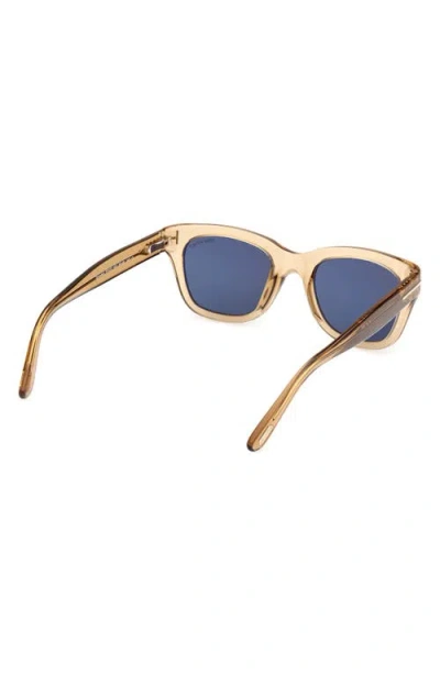 Tom Ford Snowdon 52mm Square Sunglasses