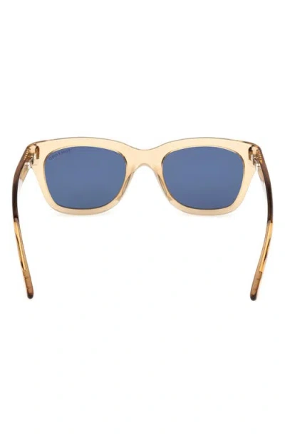 Tom Ford Snowdon 52mm Square Sunglasses