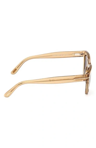 Tom Ford Snowdon 52mm Square Sunglasses