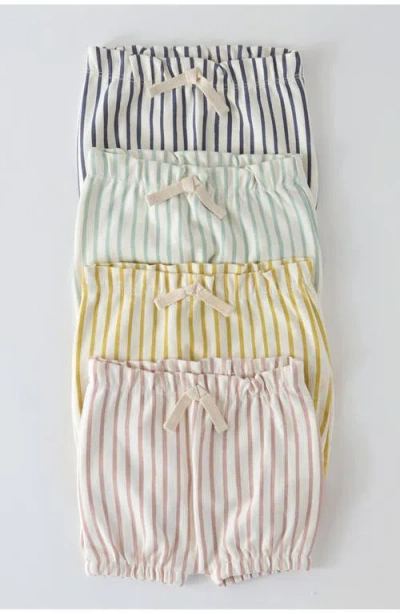Pehr Stripes Away Organic Cotton Bloomers In Neutral