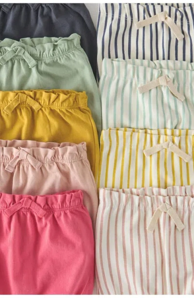 Pehr Stripes Away Organic Cotton Bloomers In Neutral