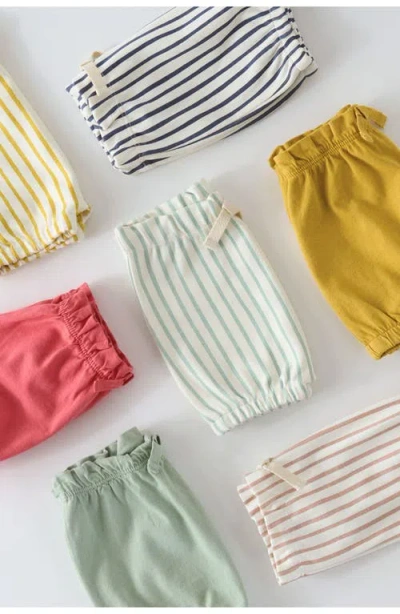 Pehr Stripes Away Organic Cotton Bloomers In Neutral