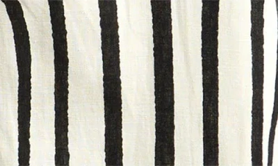 Mango Doty Print Linen & Cotton Straight Leg Pants