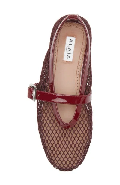Alaïa Fishnet Ballerina Flat