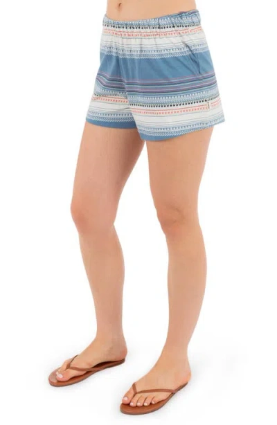 Hurley Perfect Wave Cotton Jersey Shorts In Blue