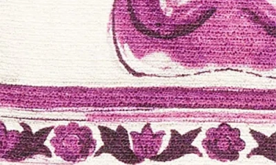 Dolce & Gabbana Maiolica Brocade Dress In Purple