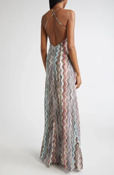Missoni Zigzag Stripe Knit Maxi Dress
