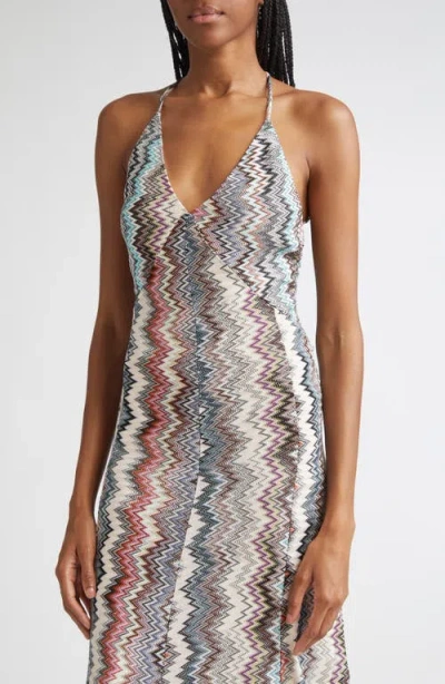 Missoni Zigzag Stripe Knit Maxi Dress