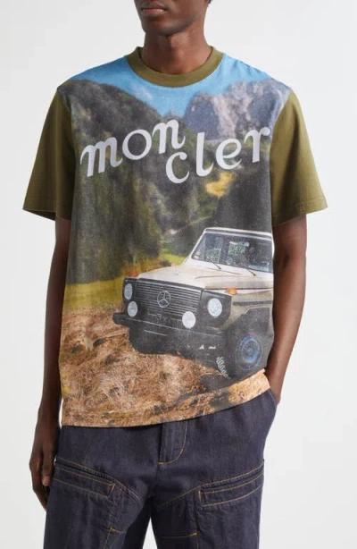 Moncler Genius T-shirt With Moncler X Mercedes-benz By Nigo Print