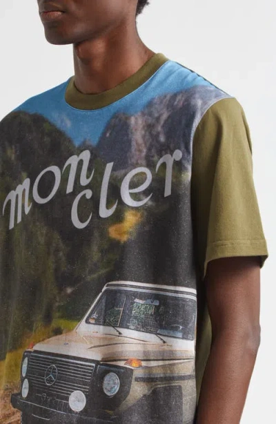Moncler Genius T-shirt With Moncler X Mercedes-benz By Nigo Print