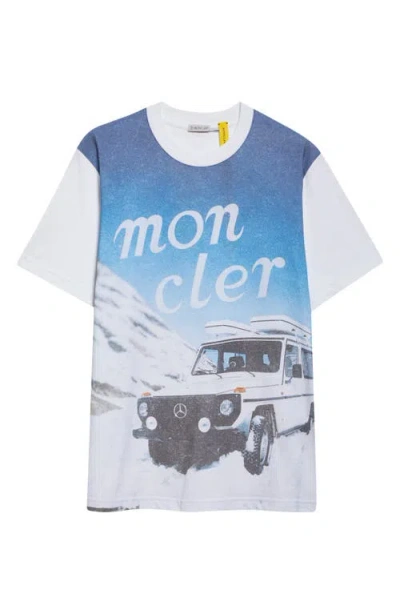 Moncler Genius T-shirt With Moncler X Mercedes-benz By Nigo Print