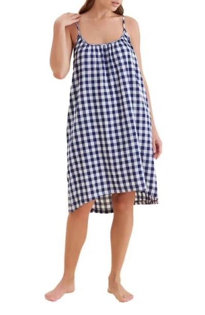 Papinelle Gingham Seersucker Nightgown
