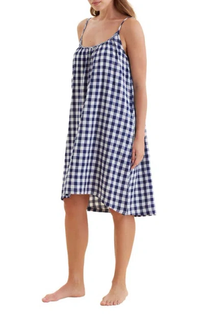Papinelle Gingham Seersucker Nightgown