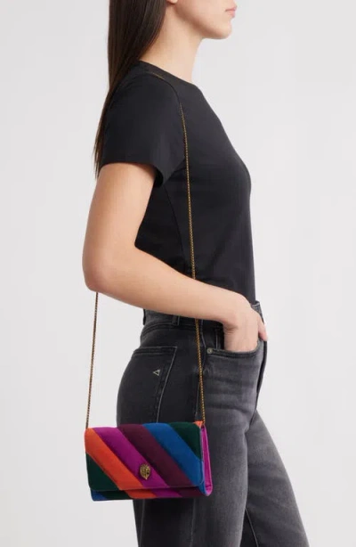 Kurt Geiger London Extramini Soho Quilted Suede Crossbody Bag