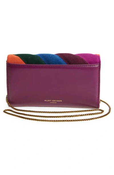 Kurt Geiger London Extramini Soho Quilted Suede Crossbody Bag