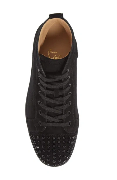 Christian Louboutin Lou Spikes High Top Sneaker