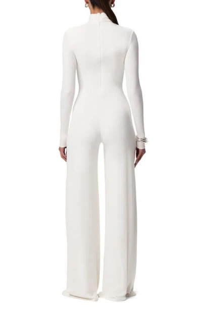 Naked Wardrobe Sculpt Turtleneck Wide Leg Jumpsuit