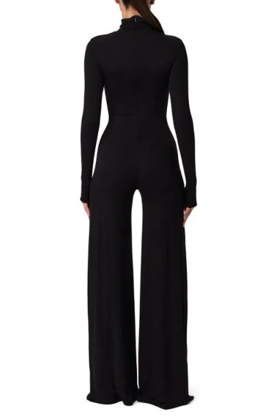 Naked Wardrobe Sculpt Turtleneck Wide Leg Jumpsuit